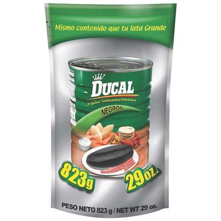 Ducal Refried Black Beans Pouch 29oz